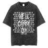 Gewaschenes Vintage My Chemical Romance The Black Parade Album Grafik T-Shirt Herren Damen Punk Emo Rock Übergroße T-Shirts Streetwear
