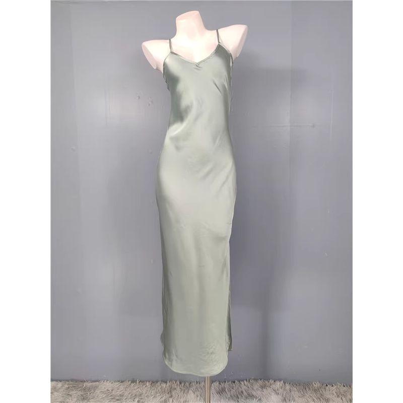 

Заказ внешней торговли Гяру Утягивающий слинг Гладкая ткань Высококачественное кружево Приталенный крой Утягивающее Платье Богини Женское Grass Green S