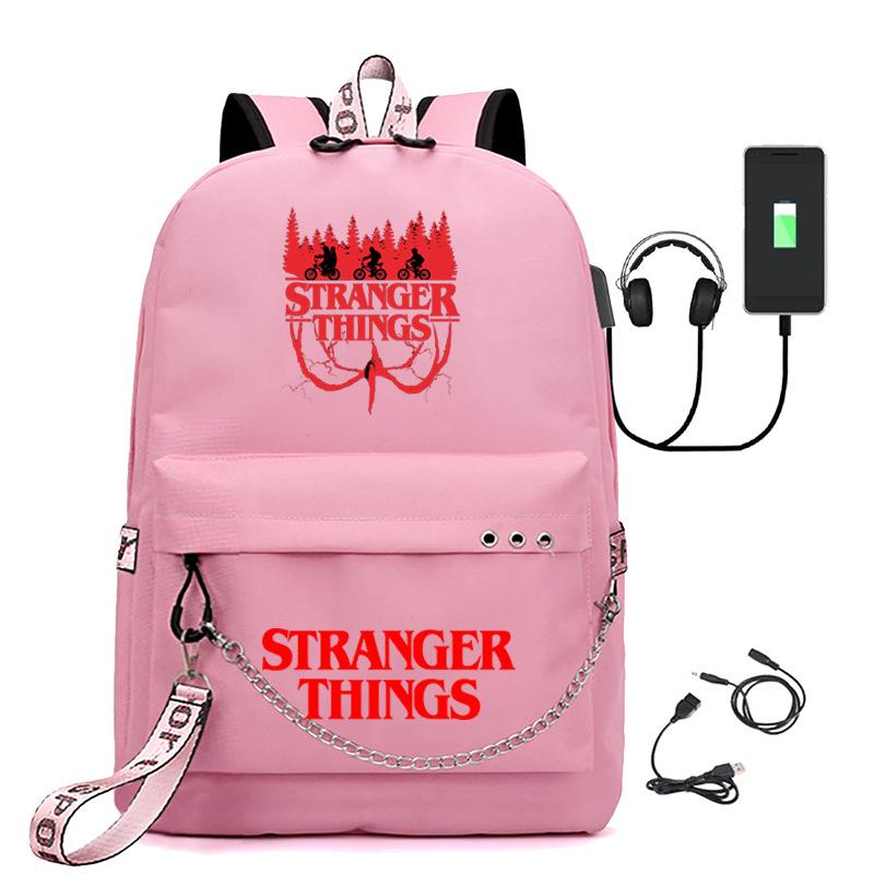 

Рюкзак USB KTB з принтом Stranger Things 45*32*15cm