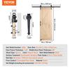 Barn Door and Hardware Kit 30" x 84" Wood Sliding Barn Door Kit Smoothly