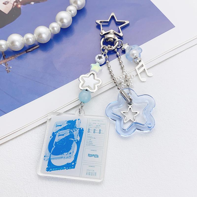 

Простая открытка ручной работы, книжка, брелок-подвеска с бусинами для женщин, девочек, креативные аксессуары для украшения рюкзака, подарки