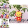 Marvel Avengers Spider-man Plush Toy Soft Keychain With Iron Man And Hulk Designs For Kids