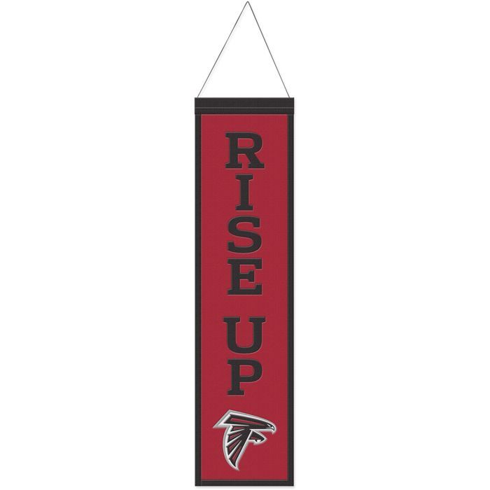Bannière - WINCRAFT - NFL Teams SLOGAN - Atlanta Falcons - 80x20cm - 70% laine, 30% polyester