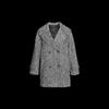 She Tu Women's Mid-Length Double-Breasted Wool Blend Coat