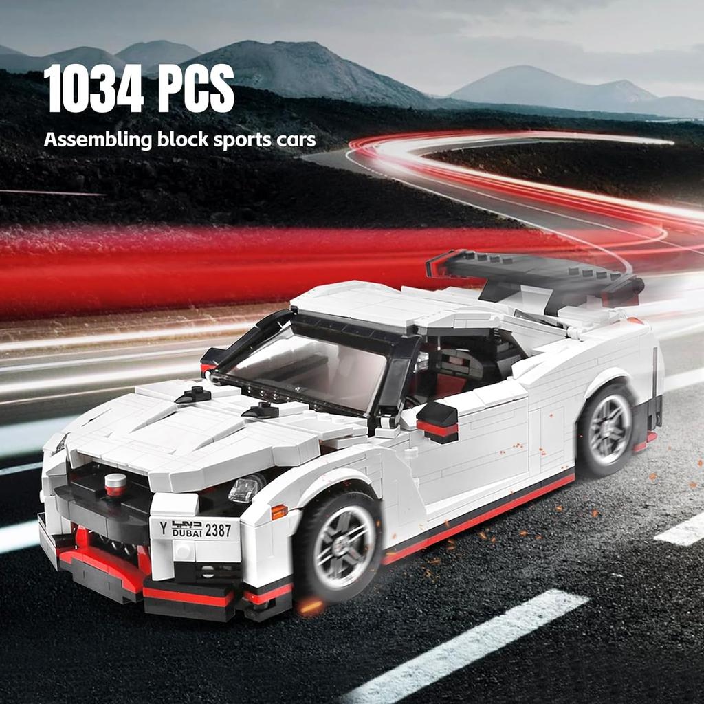 MOULD KING 13104 Technical Car Building Block The MOC-20518 Sport Racing Car Model Assembly Car Brick New Kids Christmas Gift