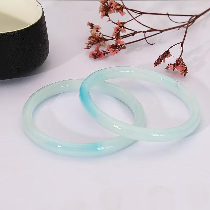 New chinese style glass antique bracelet - women's light luxury jewelry - gift accessory 8mm