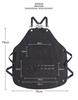 Waterproof Stain-Resistant Barber Apron with Custom Logo for Hair Salon Work