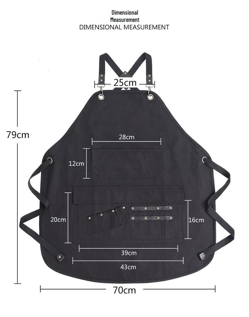 Waterproof Stain-Resistant Barber Apron with Custom Logo for Hair Salon Work