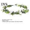 Green Leaf Hair Wreath Bridal Flower Crown Fairy Style Artificial Flowers Eucalyptus Forest Headband Chaplet Head for Weddings Beach Vacation