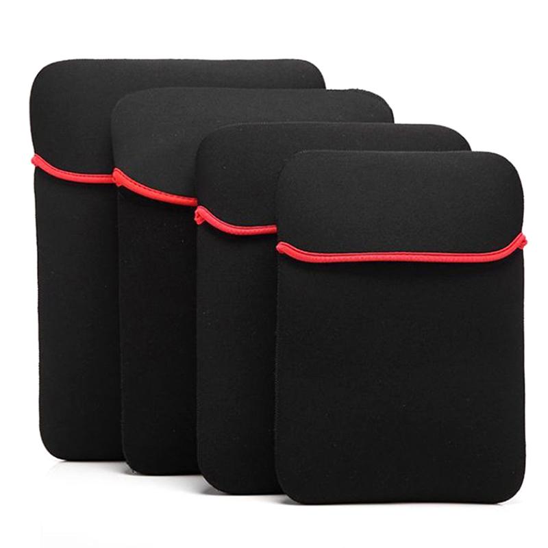 10 14 15.6 17 Inch Double Faced Laptop Pouch Protective Bag Neoprene Soft Sleeve Tablet Pc Case Bag Waterproof Laptop Bag
