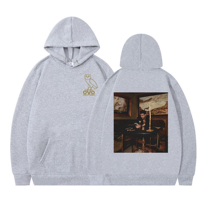 Rapper Drake Take Care Album Graphic Hoodie Men Women Fashion Long-sleeved Casual Hip-hop Tracksuit Oversized  Punk Pullover