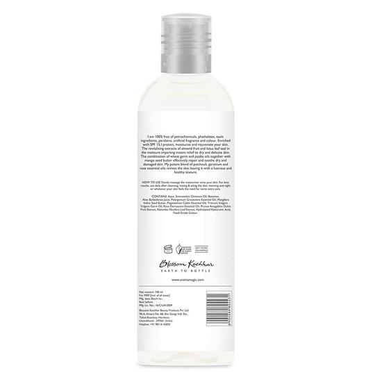 Aroma Magic Mandel Feuchtigkeitslotion LSF 15 | für 24H Pflege | Spendet Feuchtigkeit & belebt die Haut | Tägliche Anwendung | Trockene Haut - 100 ml Packung mit 2