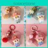 Camping Style Doll Keychain With Plastic Material For Birthday And Holiday Gifts