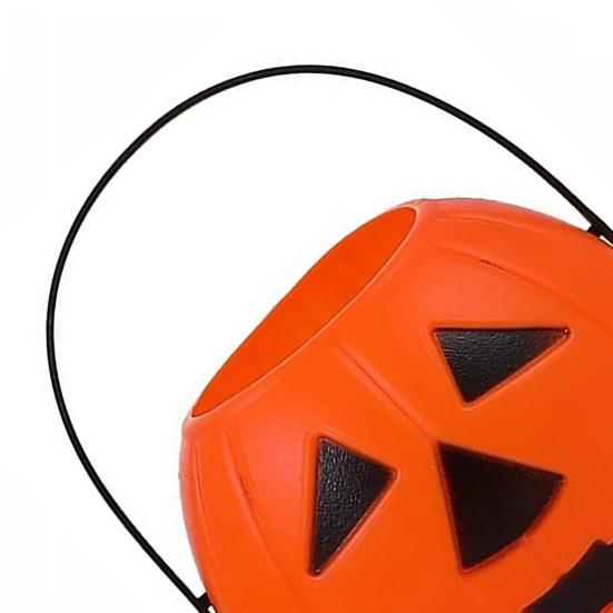 Feiertagsdekoration Requisiten 1/2/3 Stück Halloween Kürbis Süßigkeiten Eimer, Süßes oder Saures Halter Korb, Korb Jack-O-Lantern Süße Snack Eimer mit