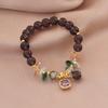 Luxury Crystal Beads Bracelet Hand Jewelry Vintage Beaded Bracelet Zircon Inlay Pendant  Friends