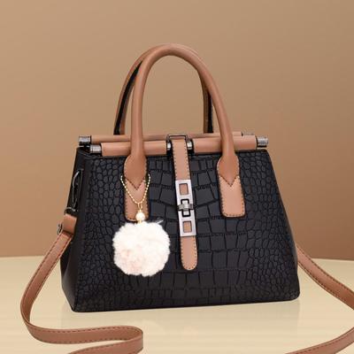 Die neue Mode-Klassiker-Handtasche mit wildem Krokodilmuster, Umhängetasche, vielseitige, hochwertige Designer-Dame, schräge Umhängetasche