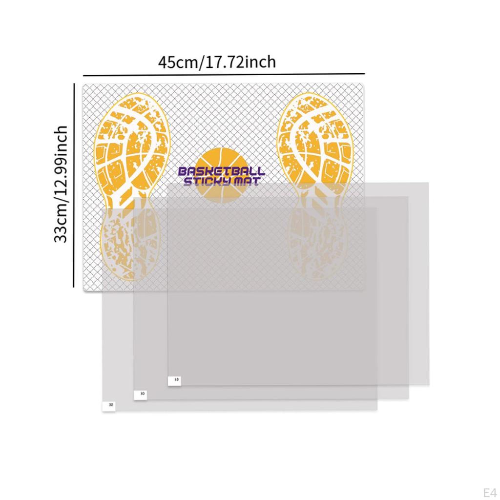 Basketball Klebematte Schuh mit Brett Ausrüstung Griffpad Bodenmatten für