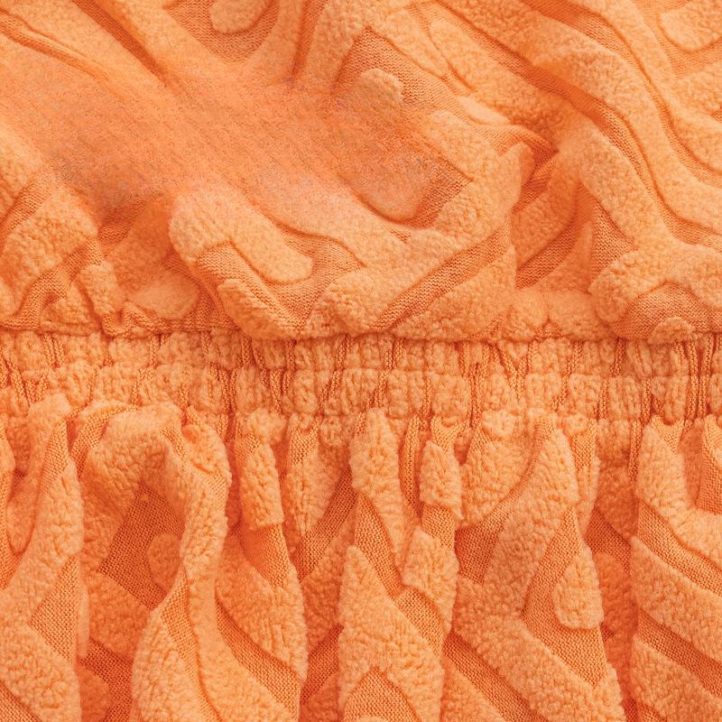 Modern Simple Chair Cover Thickened Jacquard Chair Cover Elastic All-inclusive Dustproof Skirt Dining Chair Cover Anti-slip