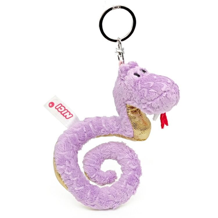 Niki Snake Key Ring, 10cm, Purple X Gold, 2025, Kids