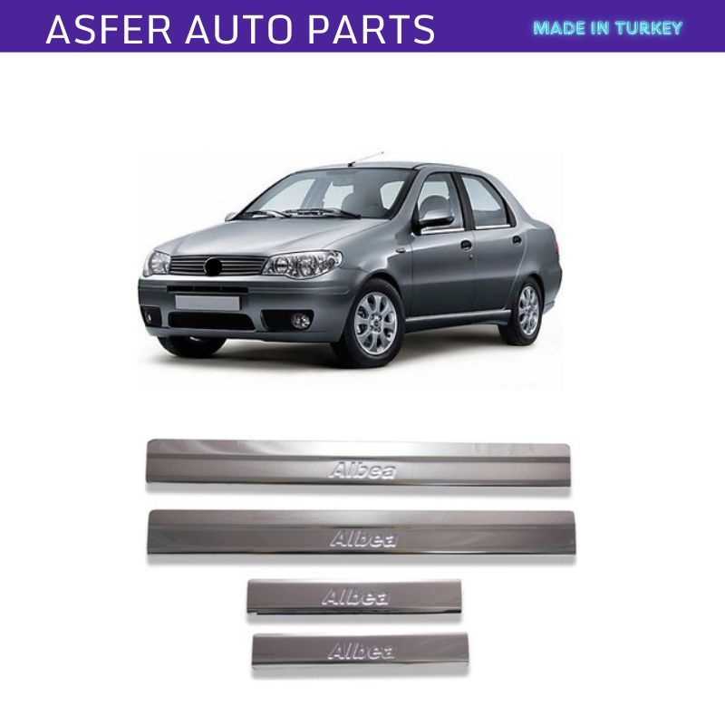 Chromed thresholds 4 pcs (stainless steel) for Albea