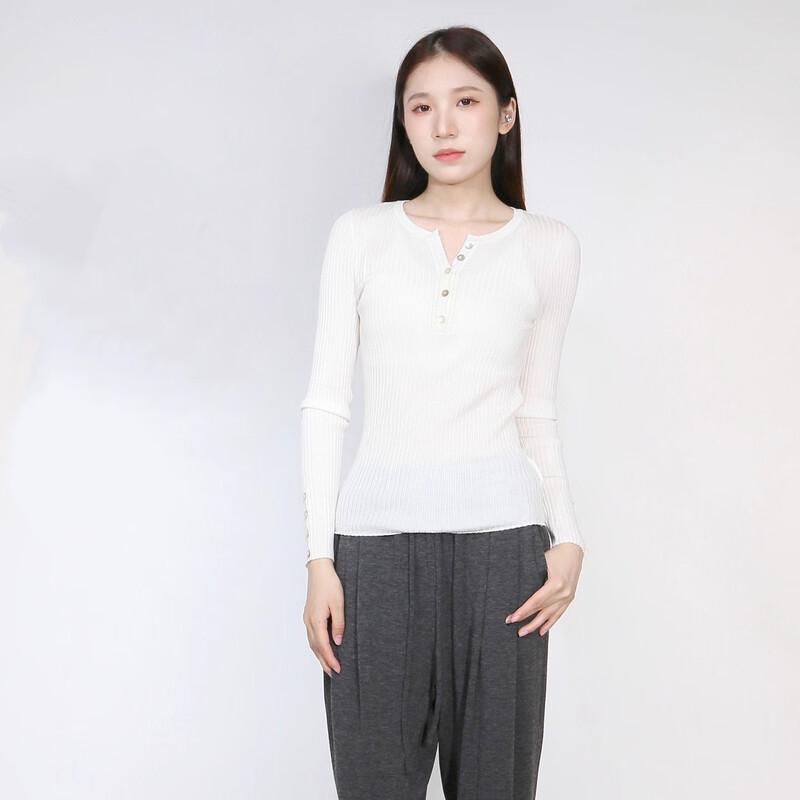 

Sweet Basil Women s V-Neck Long Sleeve Knit Cardigan M