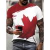 Fashion Contrast Color Star Star Graphic Pattern Crew Neck And Short Sleeve