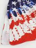 European and American Flag Pattern V-Neck Sleeveless Pullover for Spring/Summer Beach Vacation