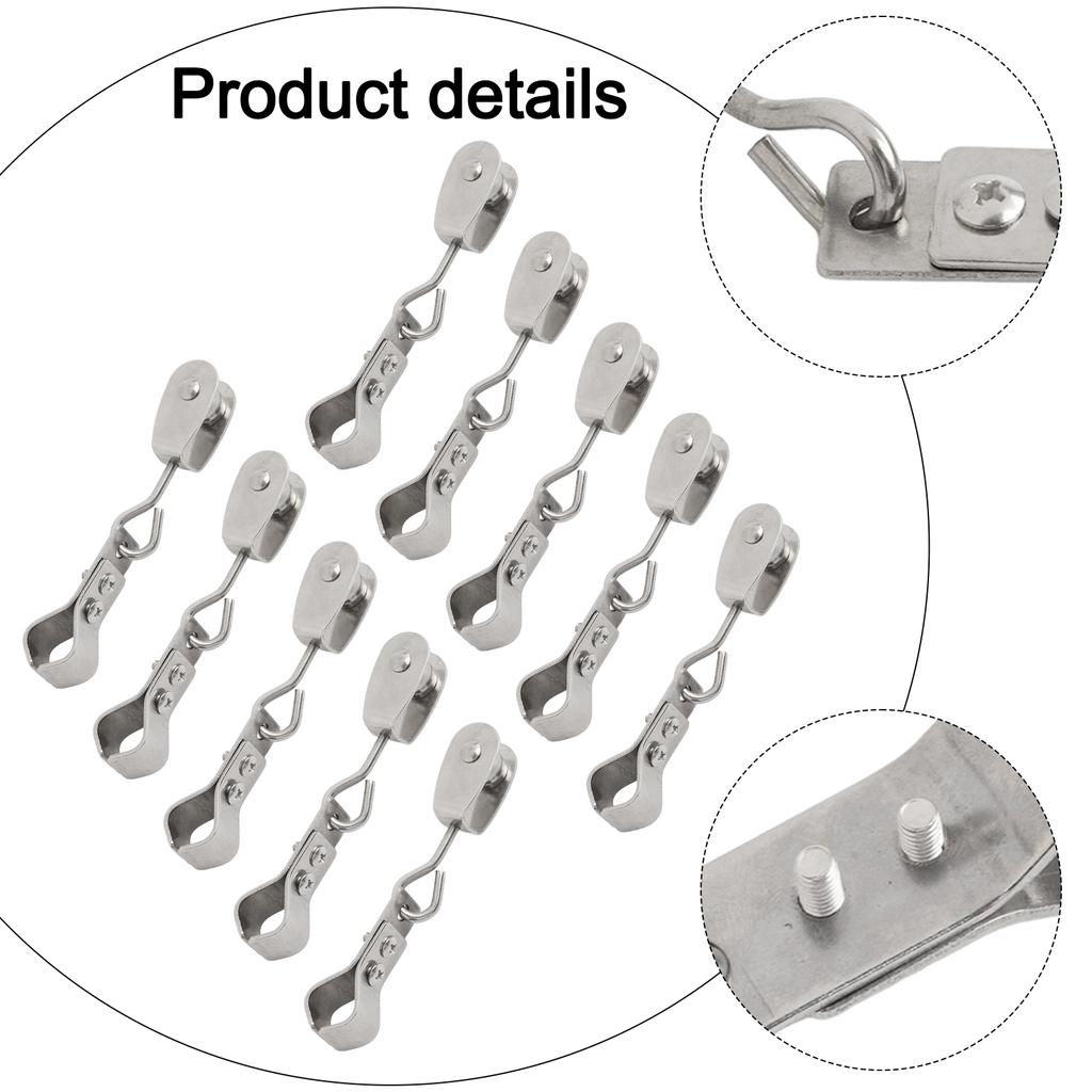 Weather Resistant Shade Sail Hardware Stainless Steel Pulley 10pcs Pulley Wheels