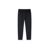 Anta Solid Color Multi-Pocket Design Letter Print Straight-Leg Sports Pants Men Bottoms Black 152217508-2