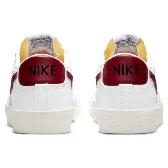 Nike Blazer 77 Low Weiß Teamrot - DC4769-104