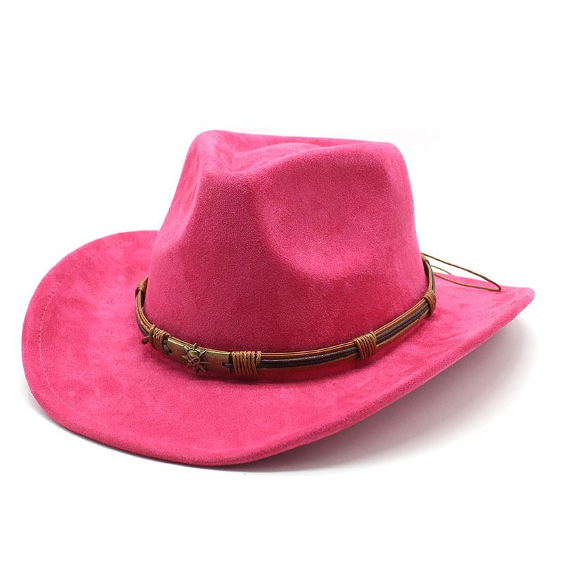 

JYL TS DIY Однотонная Шляпа Церковный Стиль Федора Шляпа Войлок Rosesuede_M(56-58cm） париж зеленый