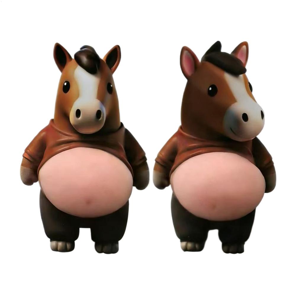 

Cute 3D horse Stickers, self Adhesive Decals, Laptop decorative Sticker, soft 3D belly sticker for diaries craft supplies deocr