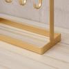 2 Tier Metal Jewelry Display Stand Earring Necklace Holder Organizer Rack Multipurpose Jewelry Storage for Dresser Vanity Table