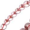 Luxury Natural Stone Red Phantom Quartz Power Stone Bracelet with Clear Phantom Beads [Happiness Stone] Accessory