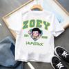 Cartoon Print Fashion Kids Clothing Short Sleeve T-Shirt Casual Comfortable T-shirt Girls
