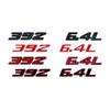 Metal 3D Car Sticker 392 345 6.4L Emblem Car Fender Side Sticker Rear Trunk Bumper Tail Sticker For Hemi Charger Challenge