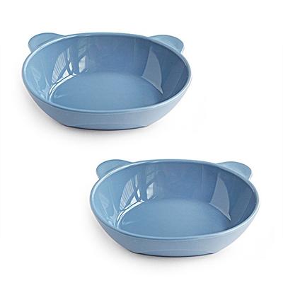 Pastel Silicone Childrens Plates, Blue, 2 Pieces, Popular Korean Parenting Items