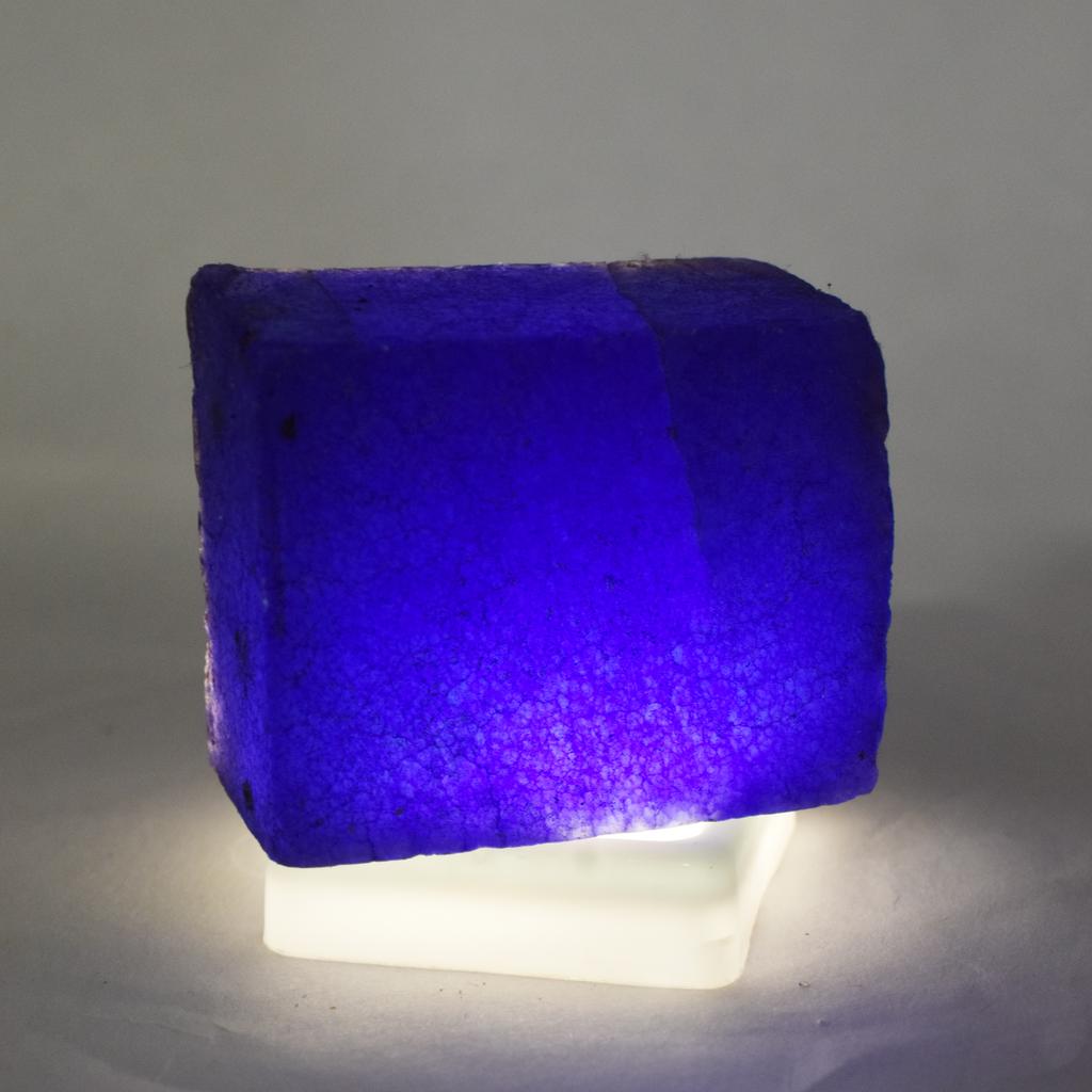 Natural Blue Sapphire Loose Gemstone 283.50 ct Uncut Raw Rough September Birthday Birthstone