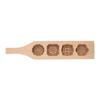 Wooden Moon Cake Mold 4 Flower Pattern Wood Pastry Mold Cake Baking Tools  Mung Bean Cake Ice Skin