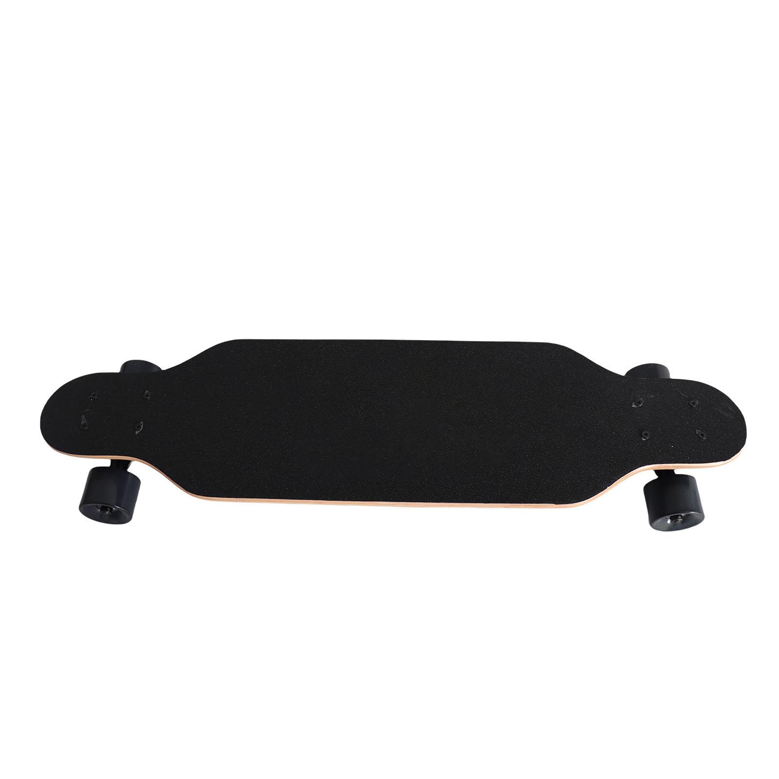 Shoemst Purple/Black Puente Professional Four‑Wheel Adult Longboard American Flag Pattern Skateboard