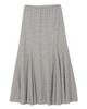Pahisum Striped Mermaid Skirt_Charcoal