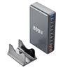 8C2A 800W GaN Multi-Port High-Power Charger for Phones, Tablets, and Laptops