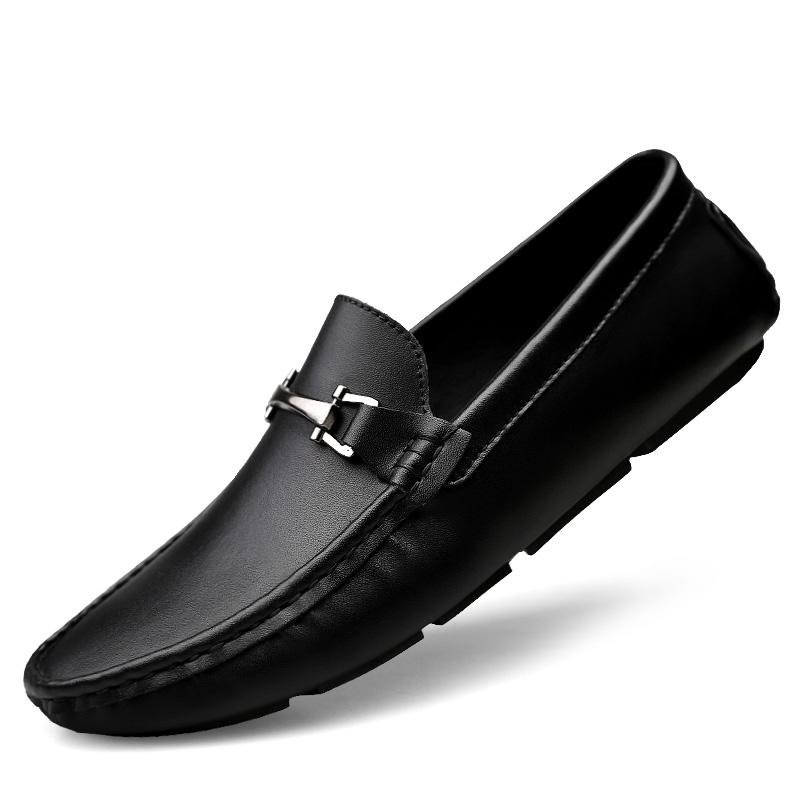 2024 Italian handmade genuine leather high-quality loafers for men's leisure, high-quality mocasin shoes for men's business