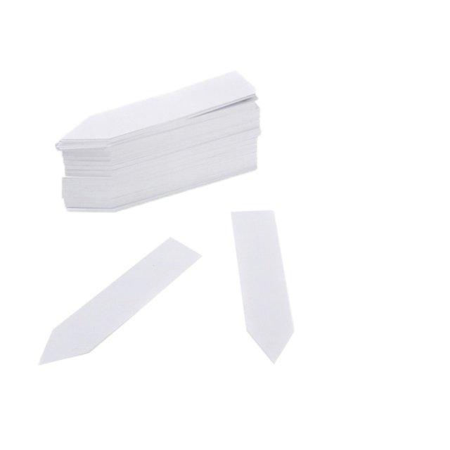 100Pcs Garden Plant Labels Plant Accessories Flower Pots Plastic Plant Tags Nursery Markers Seedling Labels Tray Mark Diy Tools