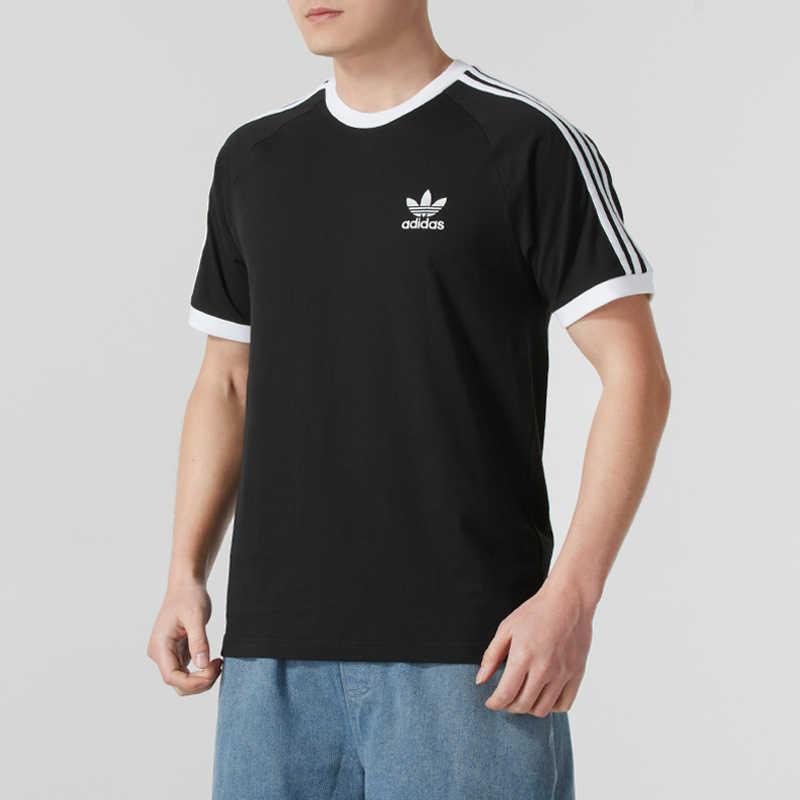 Adidas Originals Logo Sport Fritid Mote Kortermet T-skjorte Herre Topper Svart KB2459