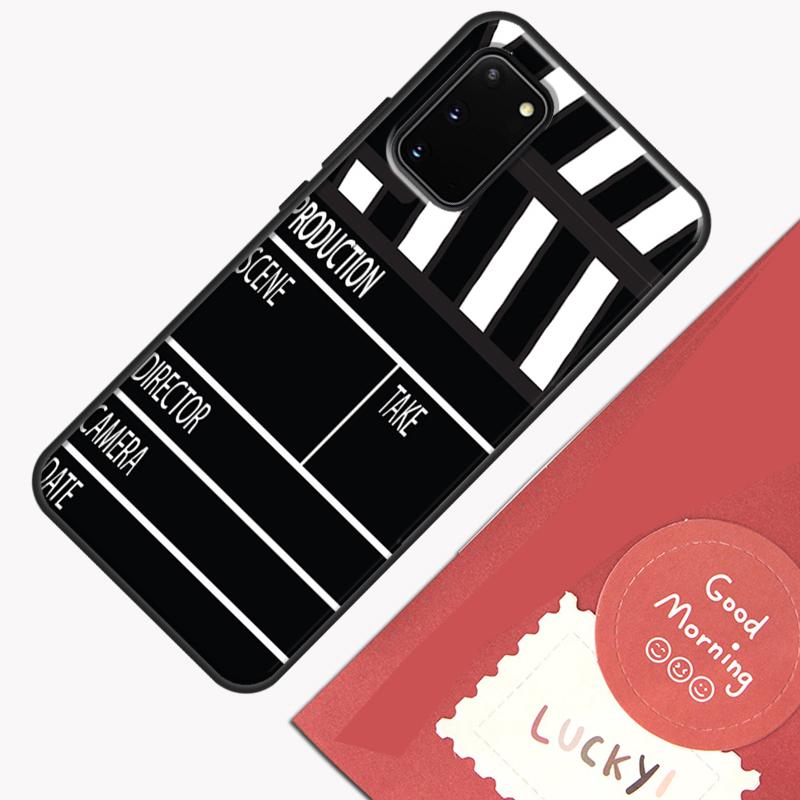 Film Movie Maker Clapperboard Take Phone Case For Samsung Galaxy S23 S26 Ultra S20 S21 S22 S24 S25 Plus S10 S25 FE Cover Shell
