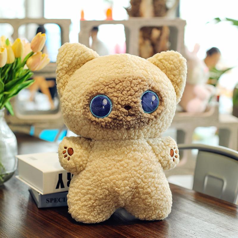 Blue-Eyed Cat Doll Xiaohongshu Same Cat Plush Toy Cloth Doll Children And Girls Birthday Gift