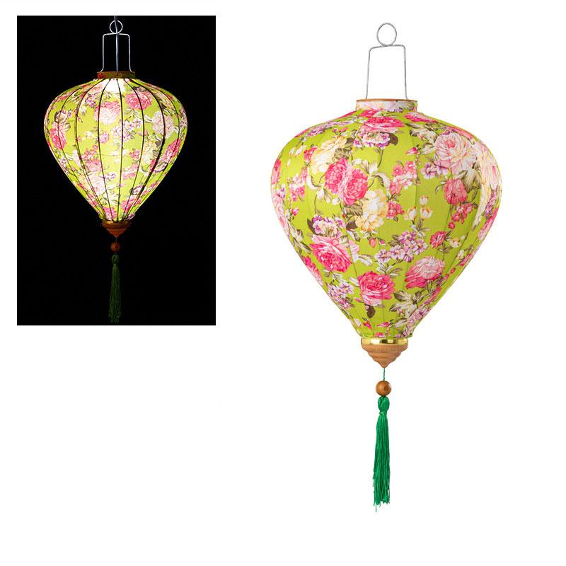 12/14 inch Classic Palace Lantern Vietnam Mid-autumn Silk Cloth Lantern New Year Chinese Spring Festival Party Hanging Decor