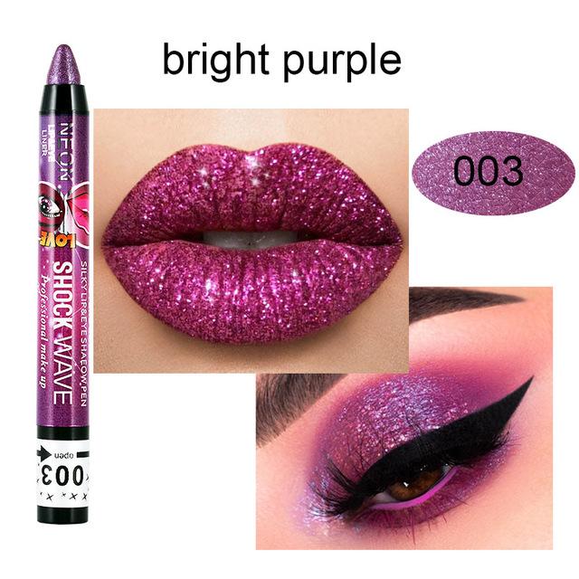 36 Colors Long -Lasting Eyeshadow Pencil Waterproof Pigment Blue Brown Black Eyeliner Pen Women Fashion Color Eye Makeup Cosmetic