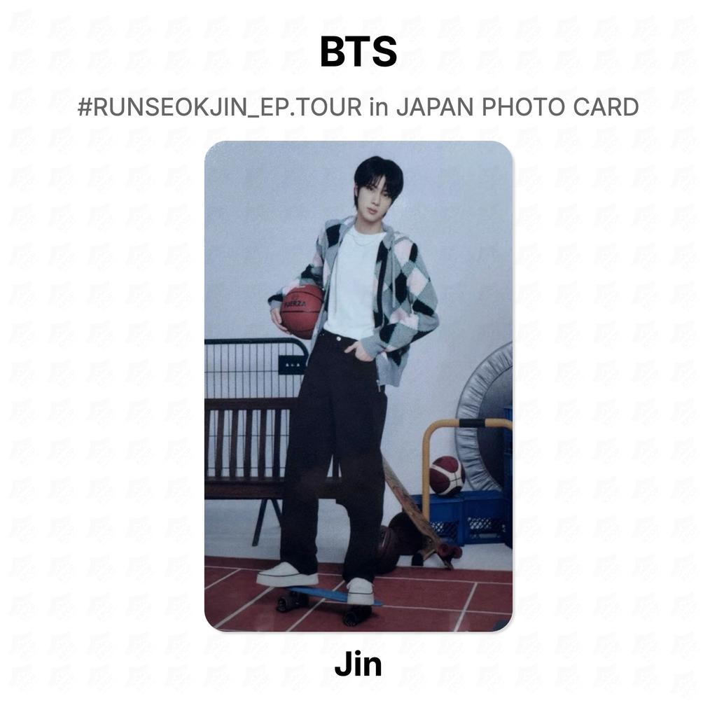 BTS RUNSEOKJIN EP.TOUR in GIAPPONE PHOTOCARD Fotocard Ufficiale